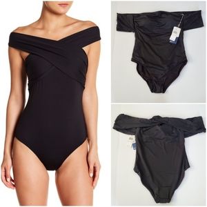 NWT Elegant Twist Front One Piece